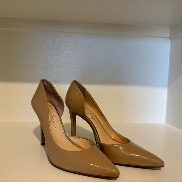 Jessica Simpson Nude Heels Pumps - Picture 4 of 6